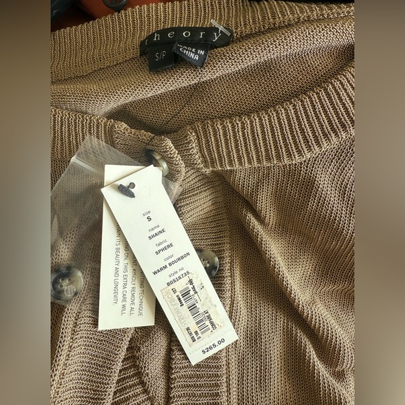 theory lightweight cardigan size small - Picture 3 of 4